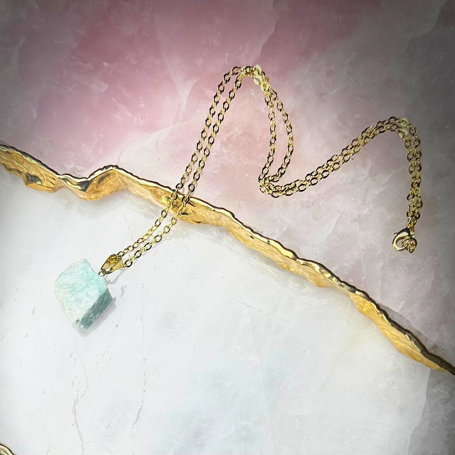 Κολιέ με Αμαζονίτη 